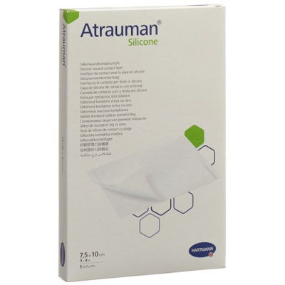 Atrauman silicone 7.5x10cm sterile 5 pcs