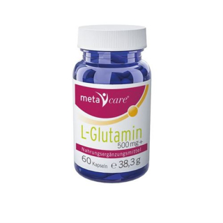metacare L-glutamine капсули 500 мг 60 шт
