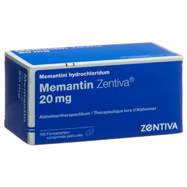 Memantina Zentiva Filmtabl 20 mg 100uds