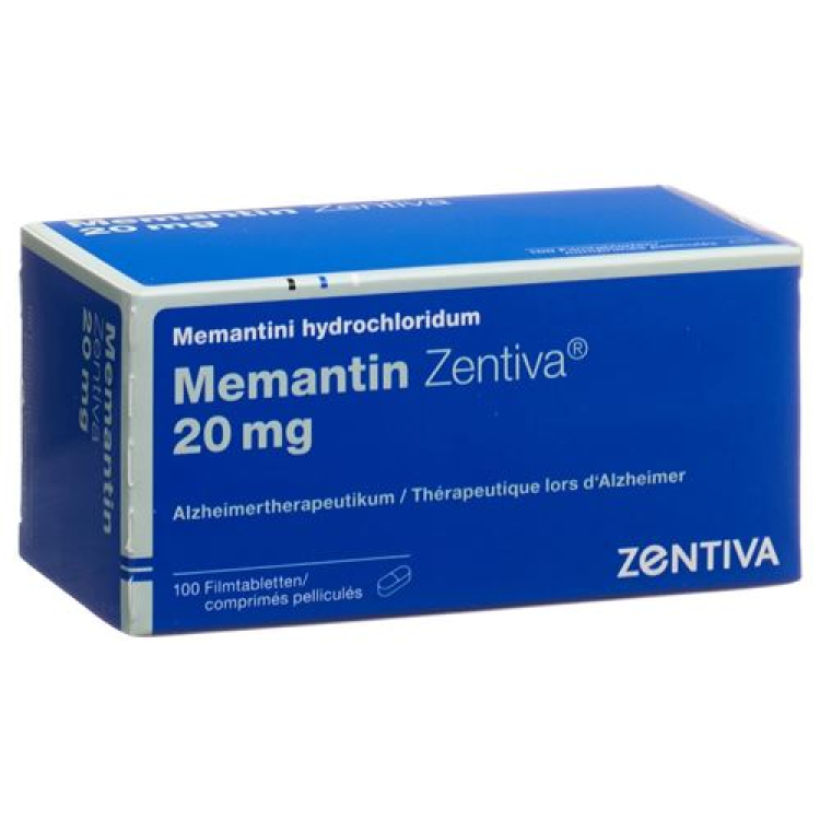 Memantine Zentiva Filmtabl 20 mg 100 pz