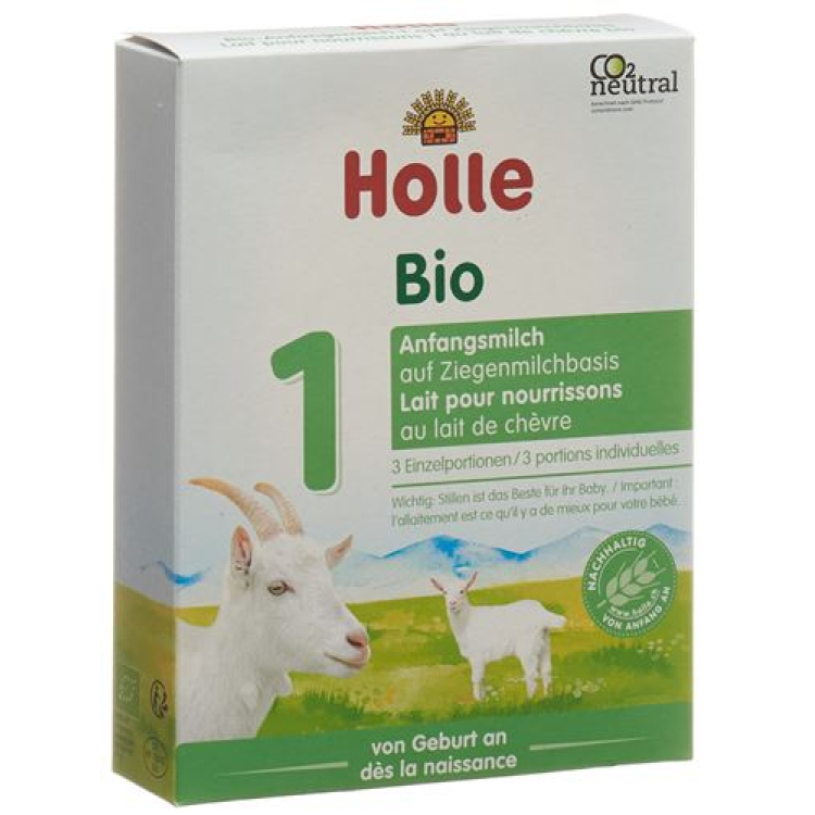 Holle Anfangsmilch 1 auf Ziegenmilchbasis Bio Probe 60 g