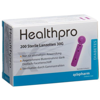 Healthpro 30G lancets 200 pcs