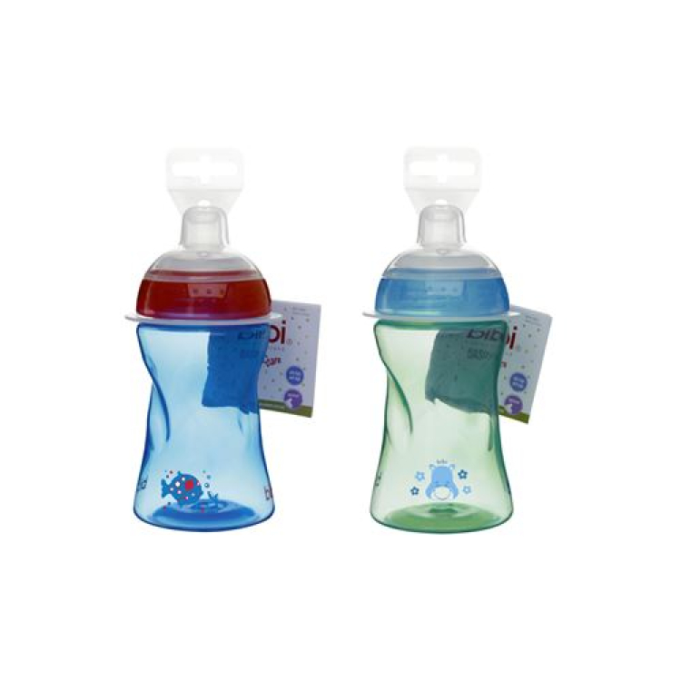 bibi drinking bottle BasicCare PP 300ml SchnaSil assorted SV-