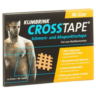 Cross Tape skausmo akupunktūra Tape M 180 vnt
