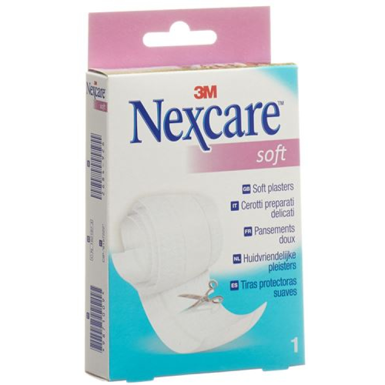 3M Nexcare 소프트 밴드 1m x 8cm 반창고 크기로 자르기