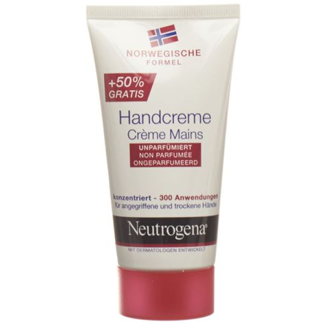 Neutrogena hand cream unscented 50ml+50% free 75 ml
