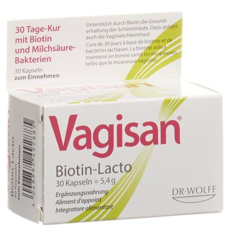 Vagisan biotin-lacto Cape 30 pcs