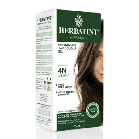 HERBATINT hair coloring gel 4N chestnut brown 150 ml