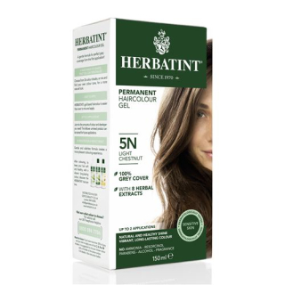 HERBATINT Hair Coloring Gel 5N Light Chestnut Brown 150 ml