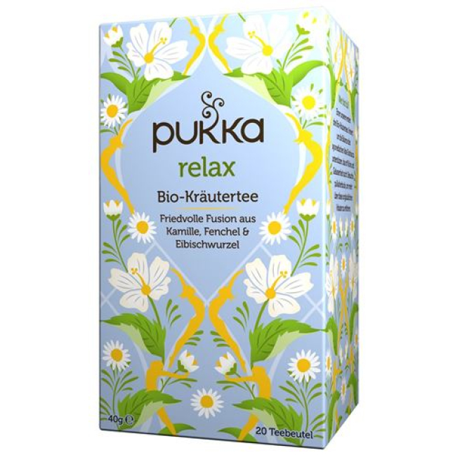 Pukka Relax Tea Bio Bataillon Allemand 20 pièces