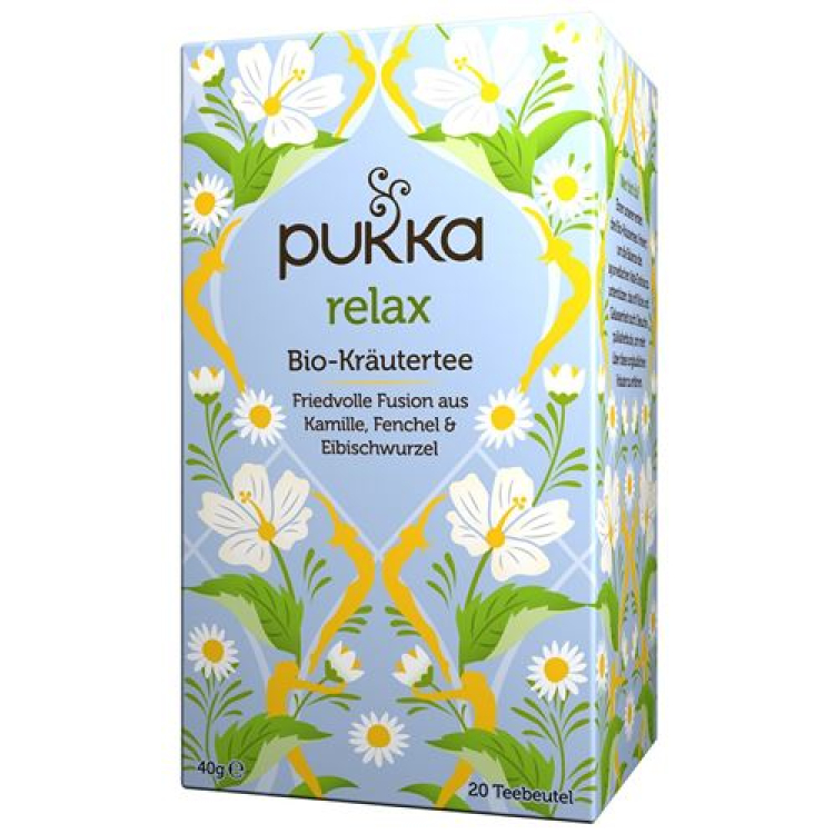 Pukka Relax Tea גדוד גרמני אורגני 20 חתיכות