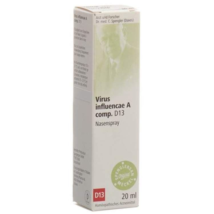 Spenglersan virus influencae A comp D 13 Neusspray 20 ml