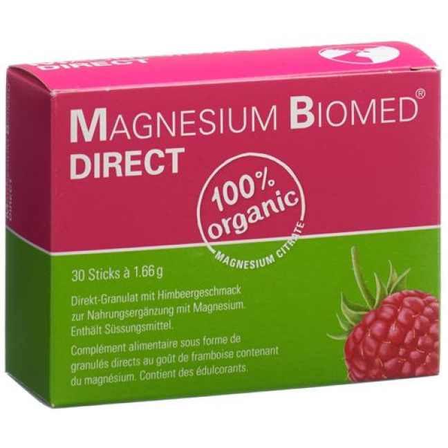 Magnésium Biomed direct Gran stick 30 pcs