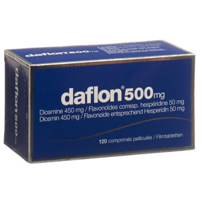 Daflon film-coated tablets 500 mg 120 st