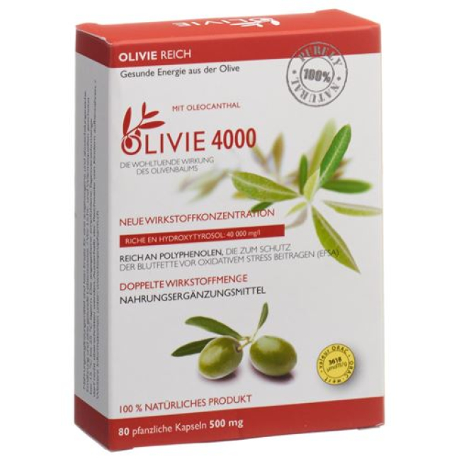 OLIVIE Force 500 mg gélules végétale 20 pcs