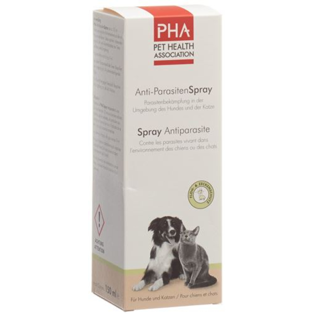 PHA anti-parasitic spray solvent for dogs and cats 150 ml