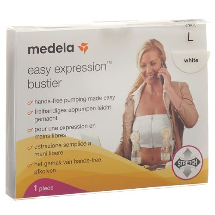 Medela Easy Expression Bustier L weiss