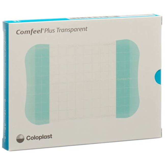 Comfeel Plus Прозрачная гидроколлоидная повязка 9x14см 10 шт.