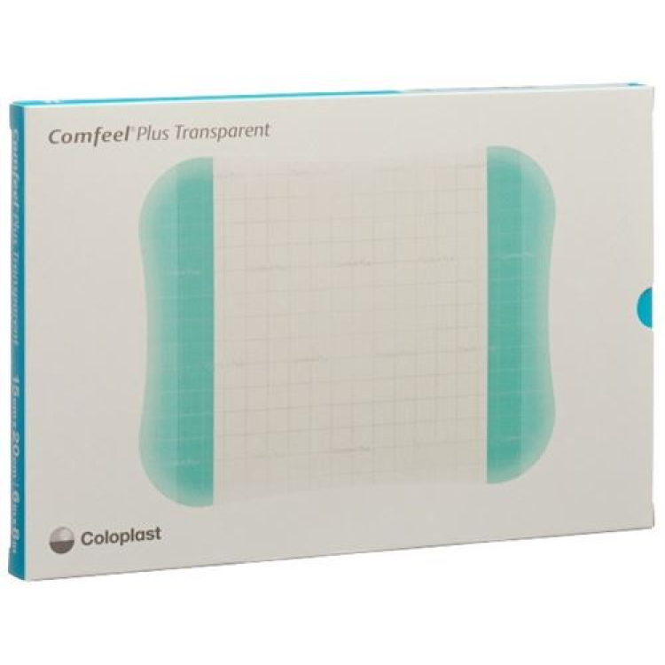 Comfeel Plus 透明水胶体敷料 15x20cm 5 件