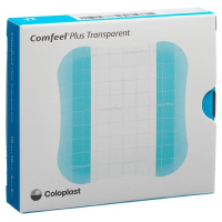 Comfeel Plus Transparent hydrocolloid dressing 10x10cm 10 pcs