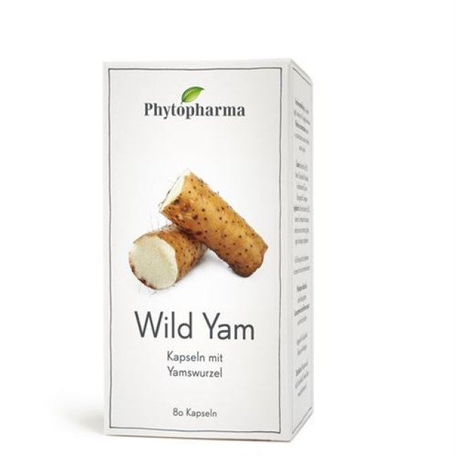 Phytopharma Wild Yam 400 mg 80 kapsulių