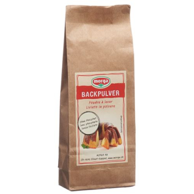 Morga bakepulver uten fosfat bag 200 g