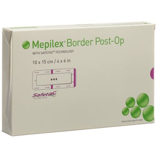 Mepilex border post OP 10x15cm 10 pcs