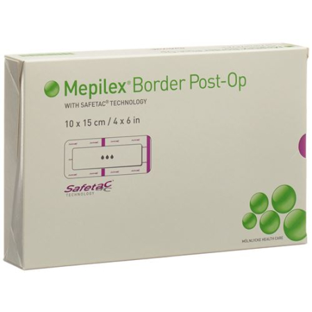 Mepilex Border Post OP 10x15cm 10 ც