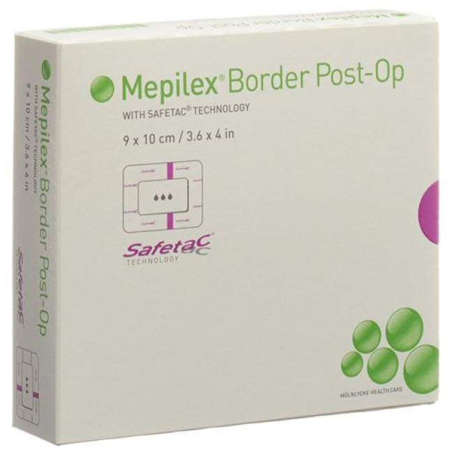 Mepilex Border Post OP 9x10cm 10 កុំព្យូទ័រ