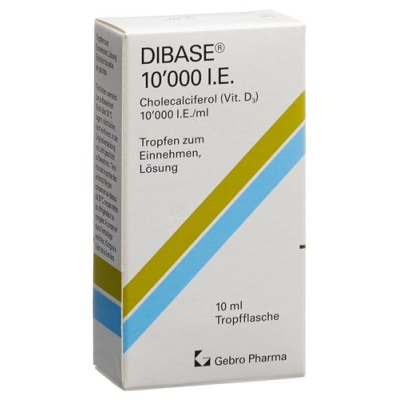 Dibáz csepp 10000 NE / ml Fl 10 ml