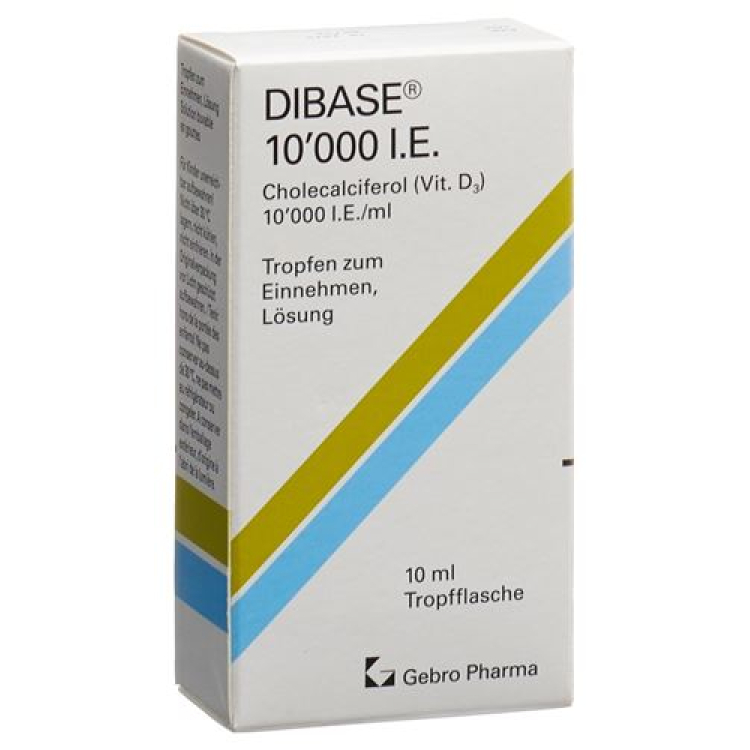 10000 IU / ml Fl 10ml의 Dibase 드롭