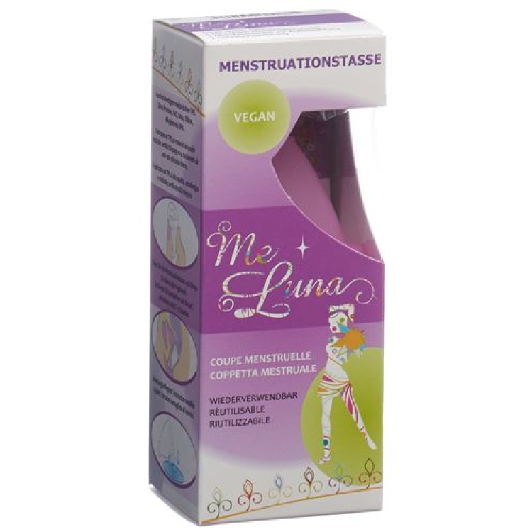 Me Luna Menstruationstasse Soft M Ring Rosa