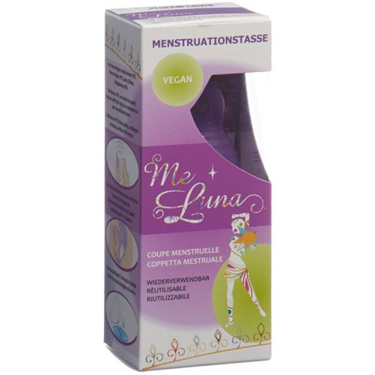 Me Luna menstrual cup Classic Sho M Ring Violet