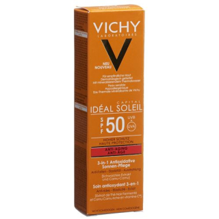 Vichy Ideal Soleil krema protiv starenja SPF50 + bočica od 50 ml