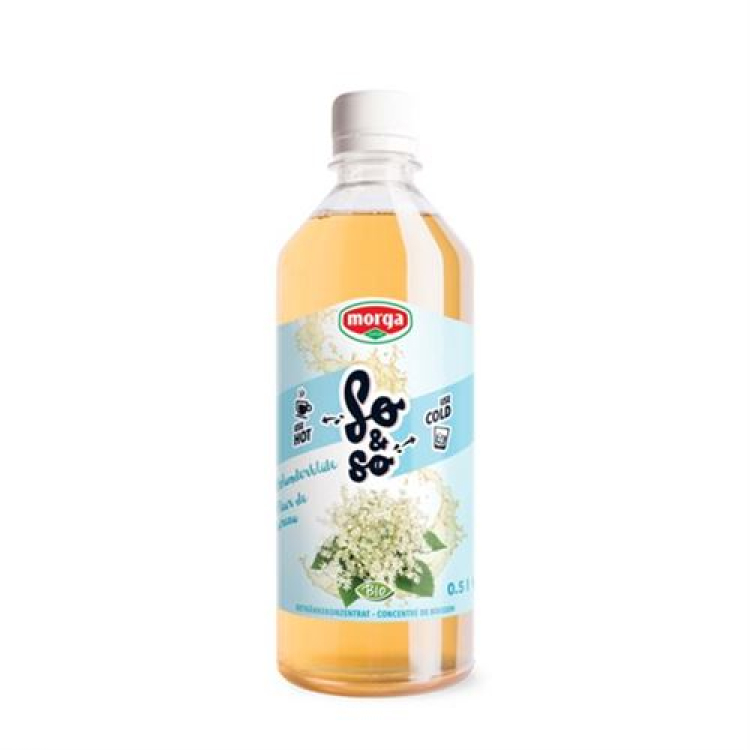 Sun & Sun elderflower Konz Bio Fl 5 dl