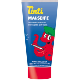 Tinti painting soap red German/French/Italian