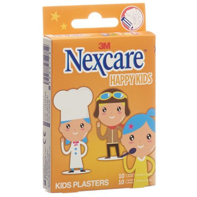 3M Nexcare Plaster for Children Happy Kids Professions 20 عدد