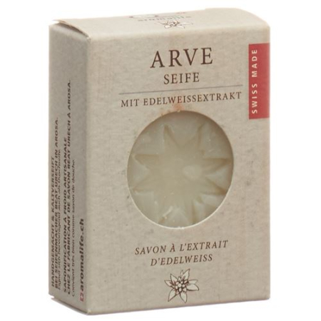 Sabonete Aromalife ARVE com extrato de Edelweiss caixa 90 g