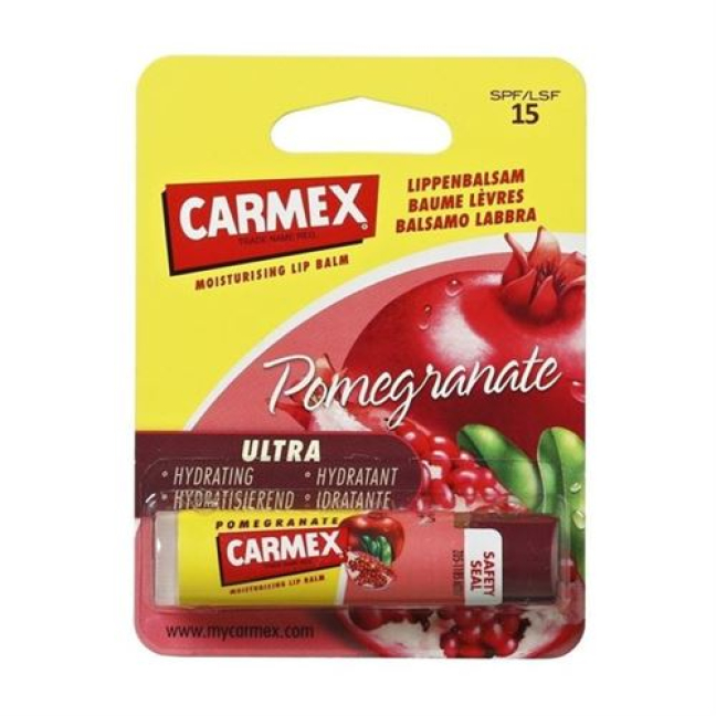 CARMEX Lip Balm Premium Pomegranate SPF 15 Stick 4.25 g