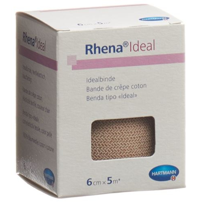 Rhena Ideal Elastic bandage 6cmx5m tan