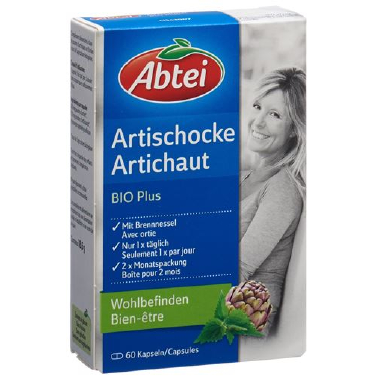 Abtei Artichoke BIO Plus Kaps 60 pcs