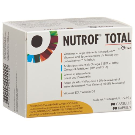 Nutrof Total Vit trace element Omega-3 Caps Vitamin D3 90 pcs