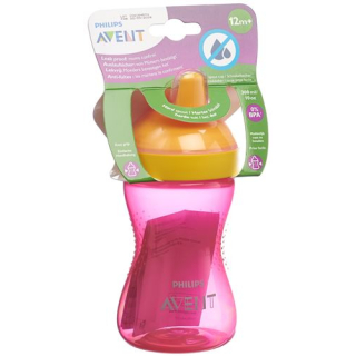 Avent Philips sippy cup 300ml hard pink SCF803/04