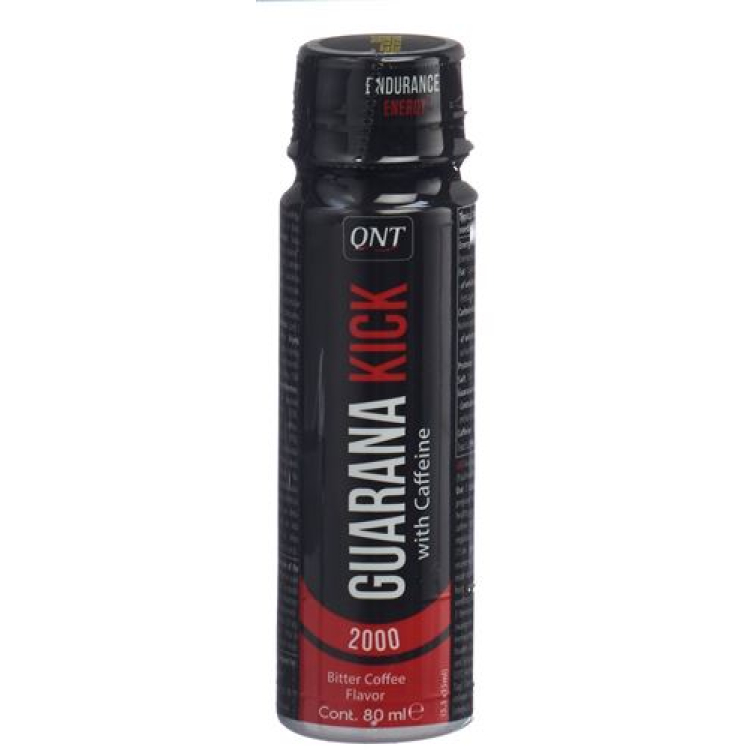 QNT Guarana Kick 2000 shot Guarana кофеин + 80 мл