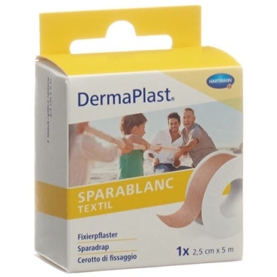 Dermaplast sparablanc տեքստիլ 2,5սմx5մ մաշկի գույն