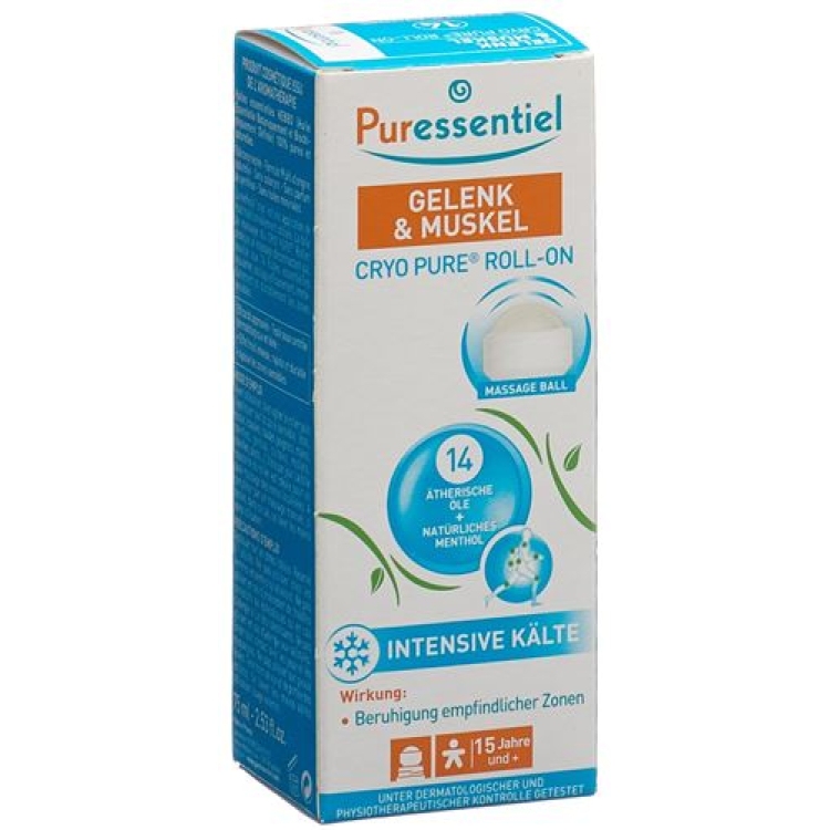 Puressentiel Roll on Cryo Pure 关节和肌肉 75ml