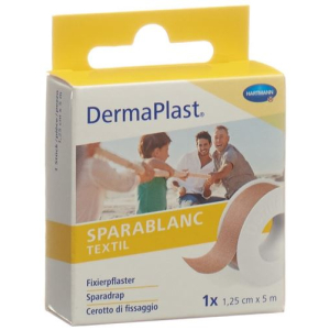 DermaPlast Sparablanc textil 1,25cmx5m color piel