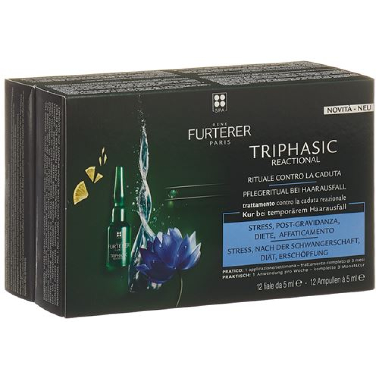 Furterer Triphasic Reactional cure 12 x 5.5 មីលីលីត្រ