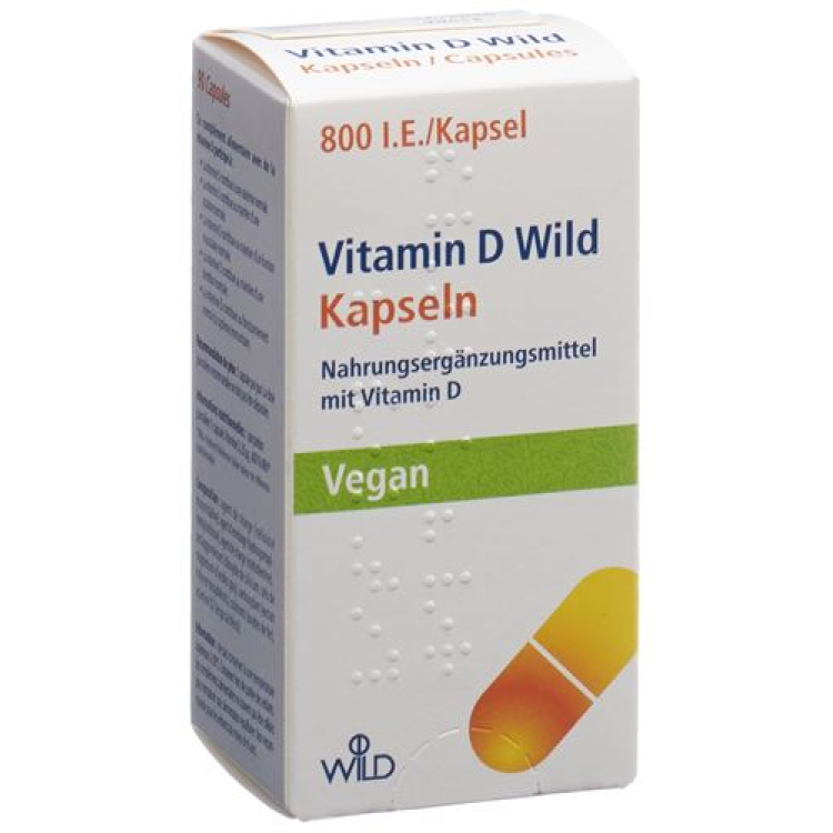 Vitamin D Wild Cape vegan Ds 90 pcs