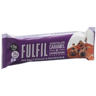 Fulfill Vitamin & Protein Bars Chocolate Caramel Cookie Dough 55 g